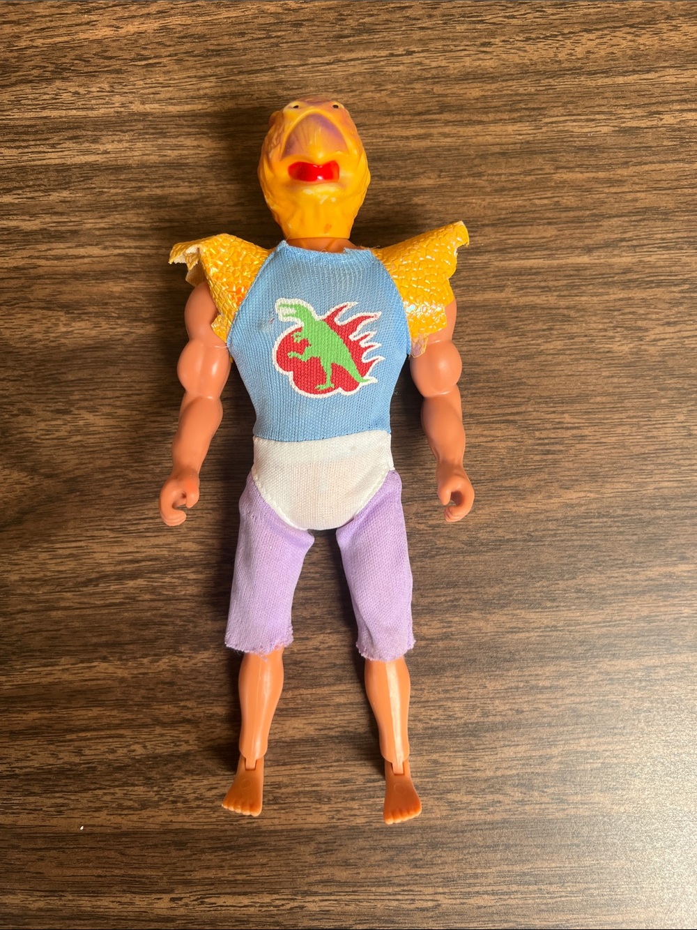 Vintage Paco Toys Magnificent Dino Warrior action figure (RARE)